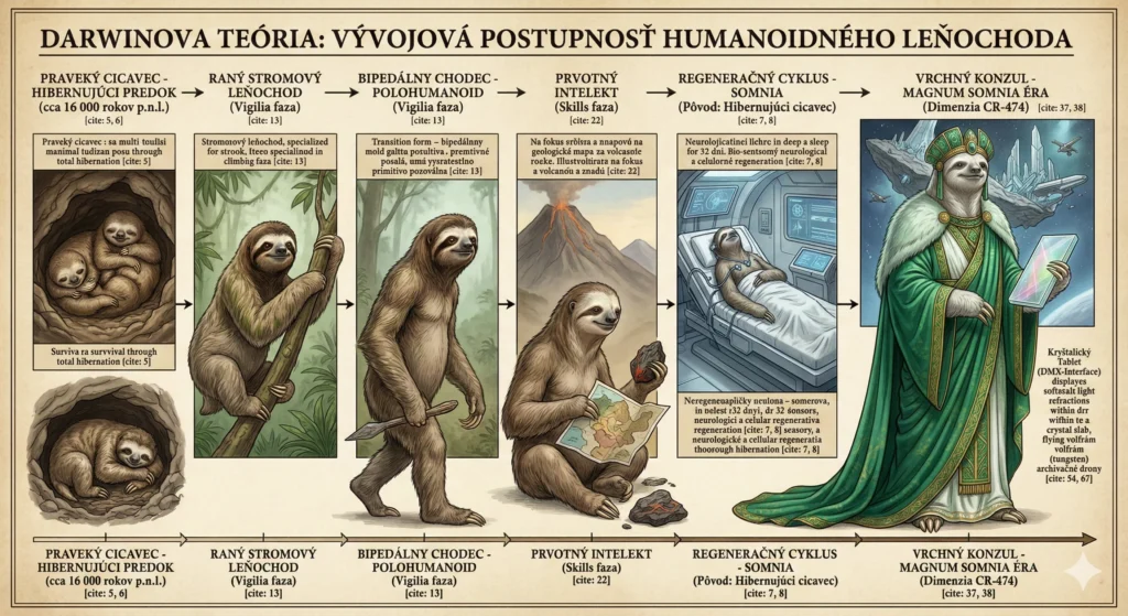 Obrázok Času a vývojových štádií Humanoida z dimenzie D7D